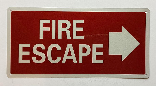 Fire Escape Signage RIGHT ARROWSignage