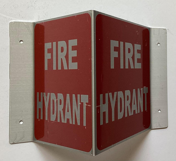 Corridor Fire hydrant sign-Fire hydrant Hallway sign -le couloir Line