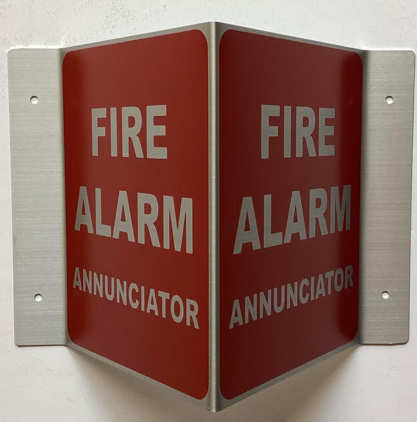 Corridor Fire alarm annunciator Signage-Fire alarm annunciator Hallway Signage -le couloir Line