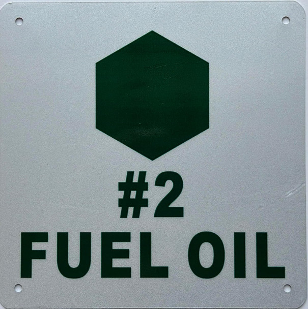 Sign NUMBER 2 FUEL OIL