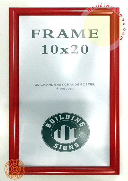 BLACK Poster Frame 10x20 Inches, snap frame, Outdoor Poster Display Unit Signage