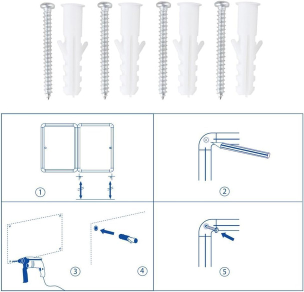 Resturant Lockable Menu Display Board Tamperproof -Display Board for Resturant Signage