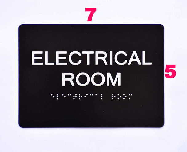 SIGNS ELECTRICAL ROOM Sign 5X7