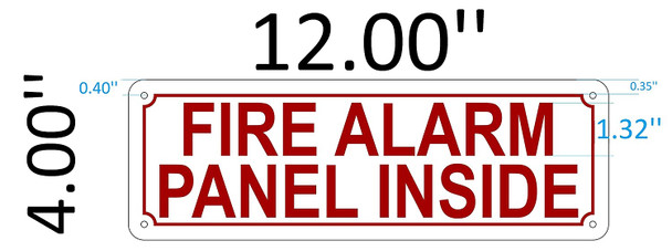 FIRE Alarm Panel Inside Sign
