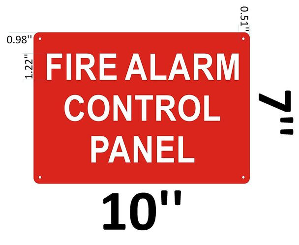 SIGNS FIRE ALARM CONTROL PANEL