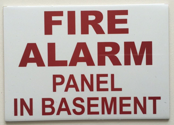 SIGNS FIRE ALARM PANEL IN