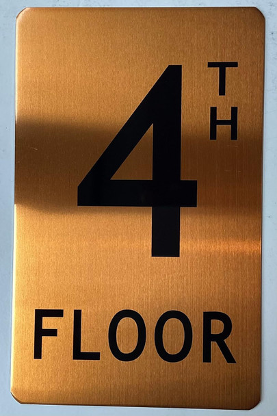 4th Floor  Sign