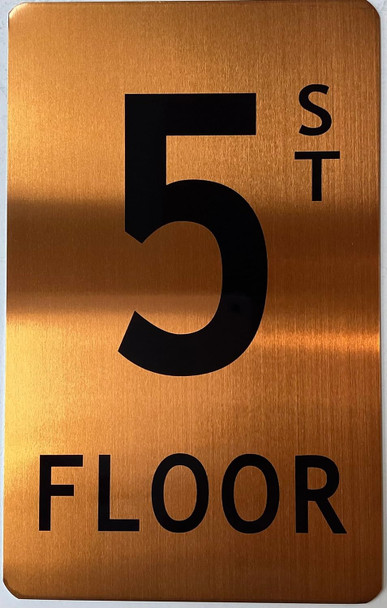 Sign 5th Floor