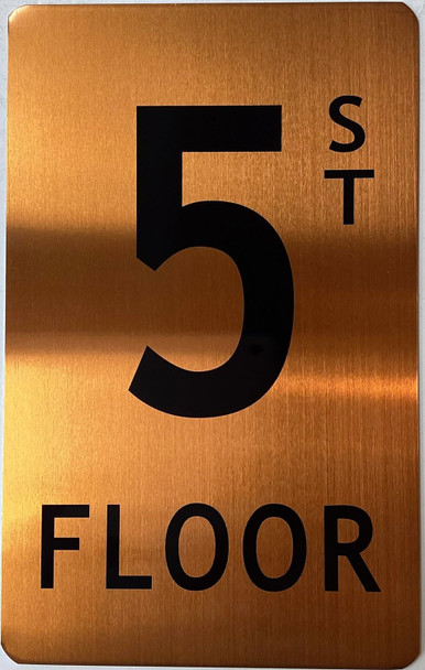 5th Floor  Sign