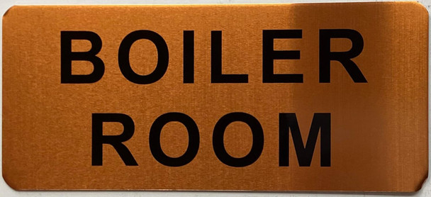 BOILER ROOM  Signage