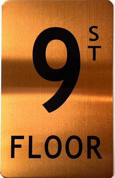 Sign 9th Floor