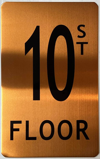 10th Floor  Sign