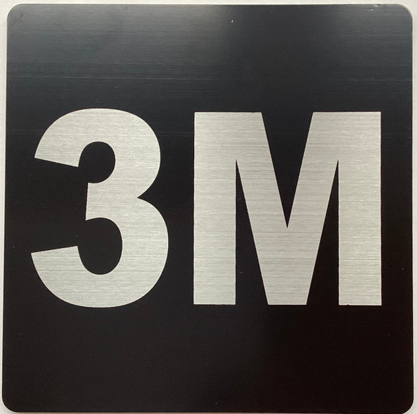 Signage Apartment number 3M