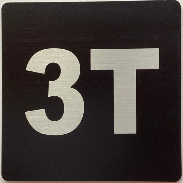 Sign Apartment number 3T