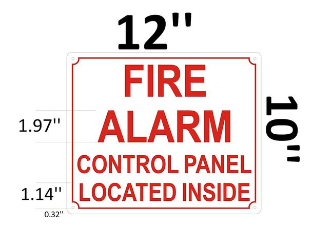 FIRE Alarm Control Panel SIGN