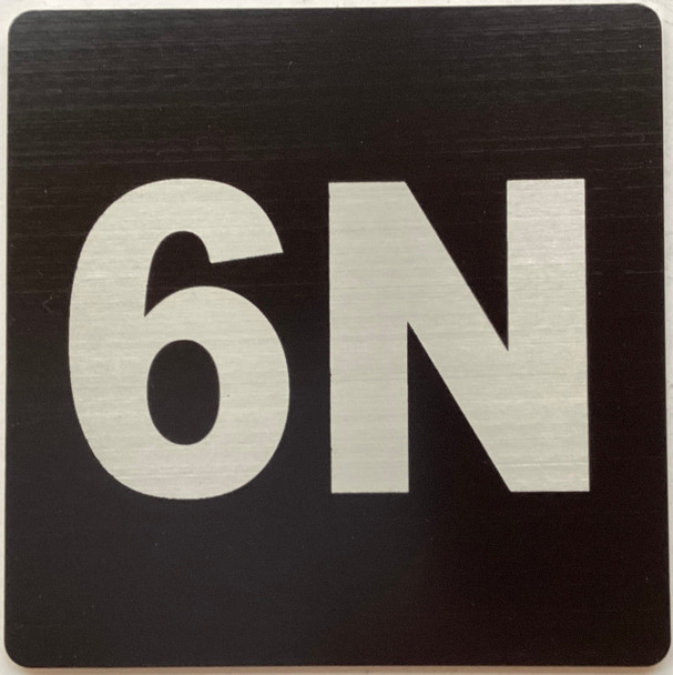 Sign Apartment number 6N