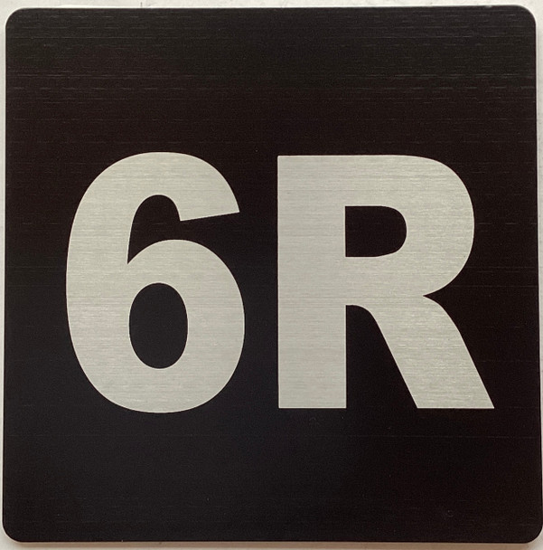 Sign Apartment number 6R