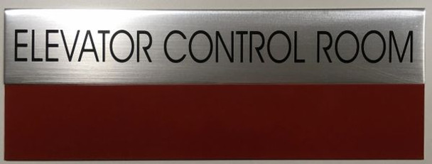 SIGNS ELEVATOR CONTROL ROOM SIGN