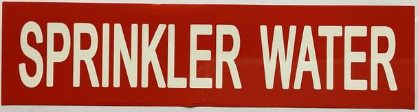 pack of 5 Sprinkler water sticker (red, Stickers,)