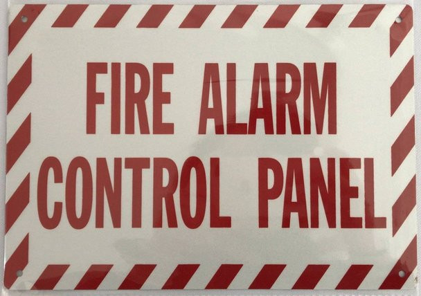 FIRE ALARM CONTROL PANEL SIGN (ALUMINUM