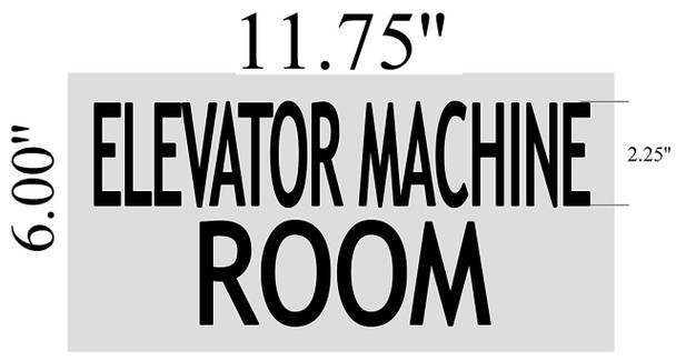 ELEVATOR MACHINE ROOM SIGN