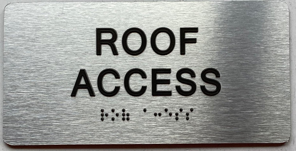 ADA ROOF ACCESS SIGN