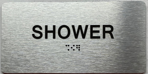 ADA SHOWER SIGN