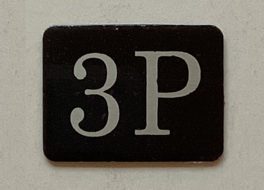 3P Mailbox Number Sign / Locker Number Sign – Rust-Free Aluminum with ...