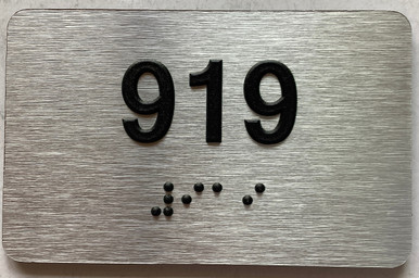 Apartment number 919 sign -Unit Number 919 sign / Suite 919 sign ...