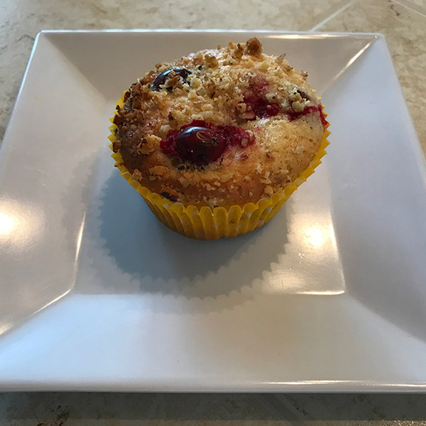 Cranberry Muffins with Walnuts - 6 Piece