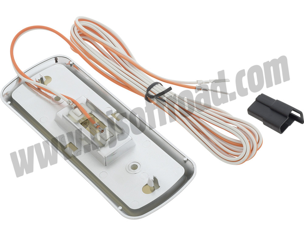 Dome Light Assembly with Chrome Base