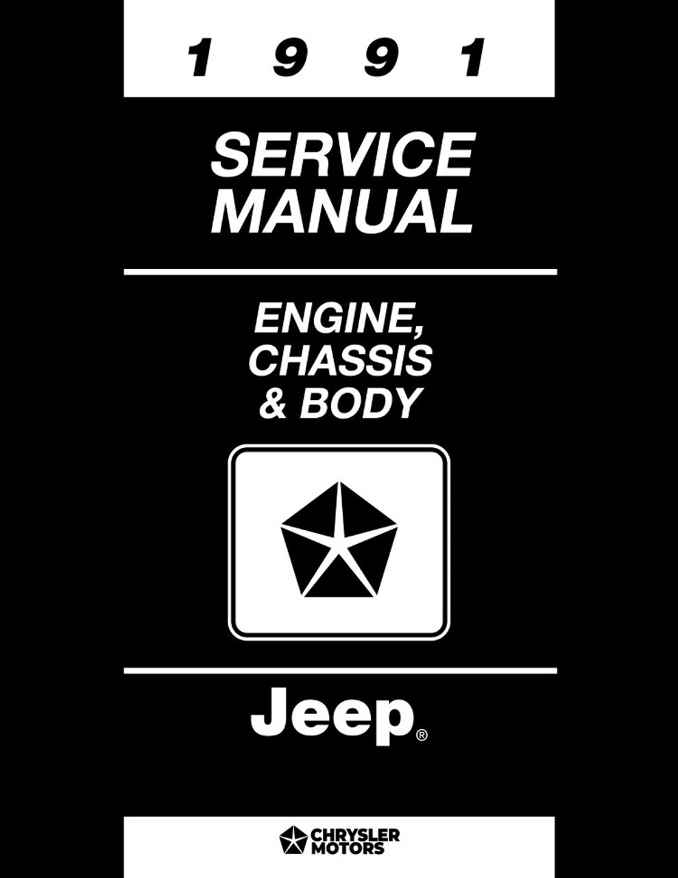 1991 Jeep Grand Wagoneer Factory Service Manual