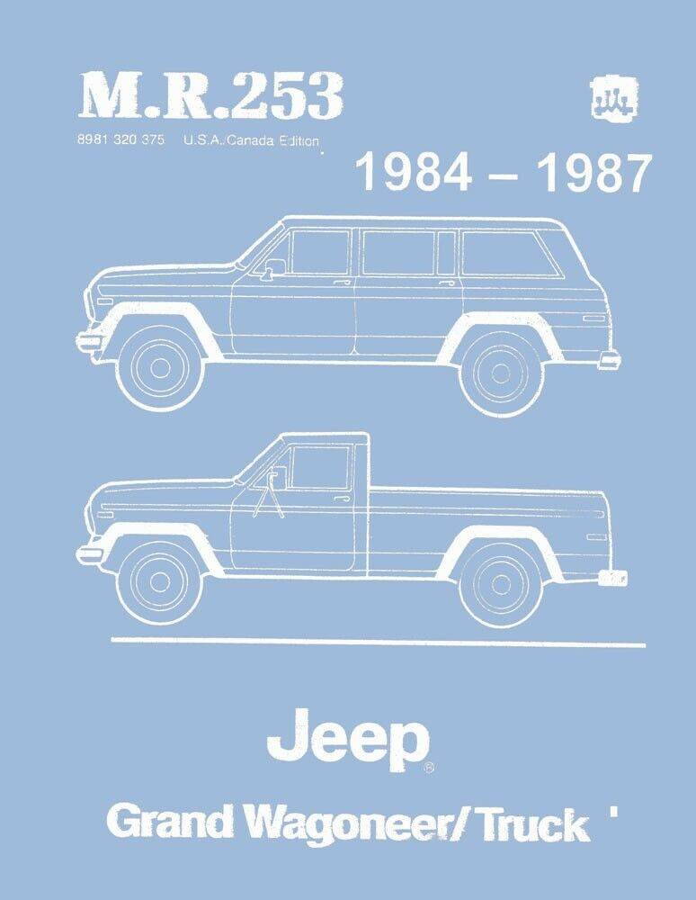 1984-87 Jeep Factory Service Manual - BJ's Full-Size Jeep Parts