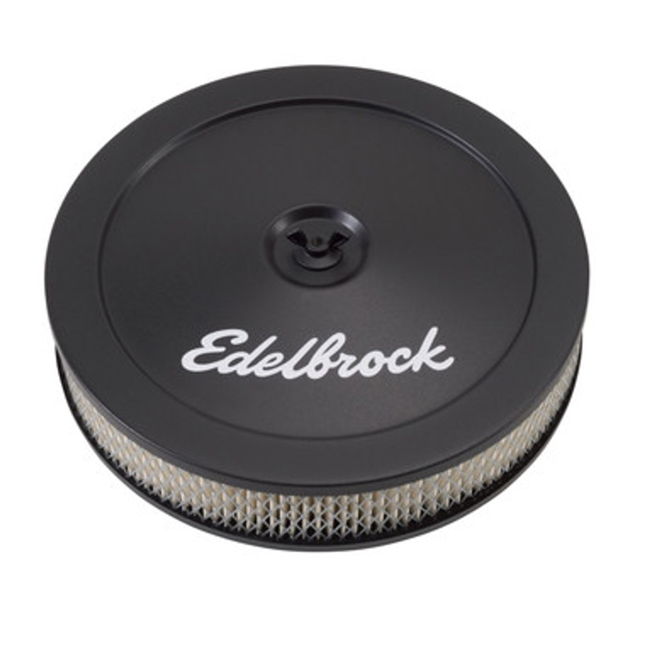 Edelbrock Pro-Flo Black 10" Round Air Cleaner with 2" Paper Element