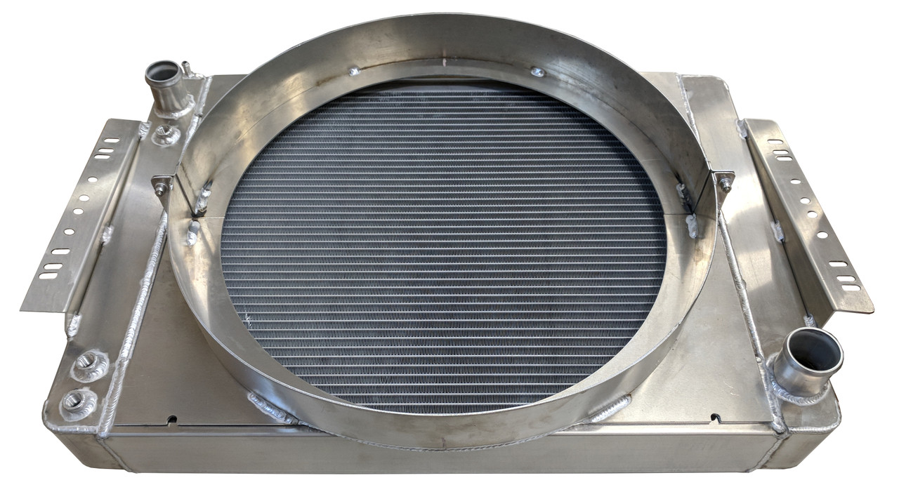 Aluminum Fan Shroud V8 - For Aluminum Radiators