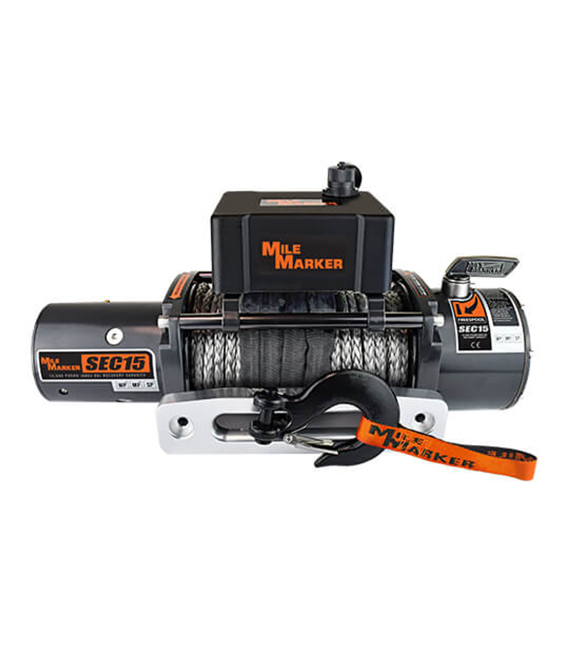Mile Marker SEC15 15,000 lb Winch Synthetic Cable