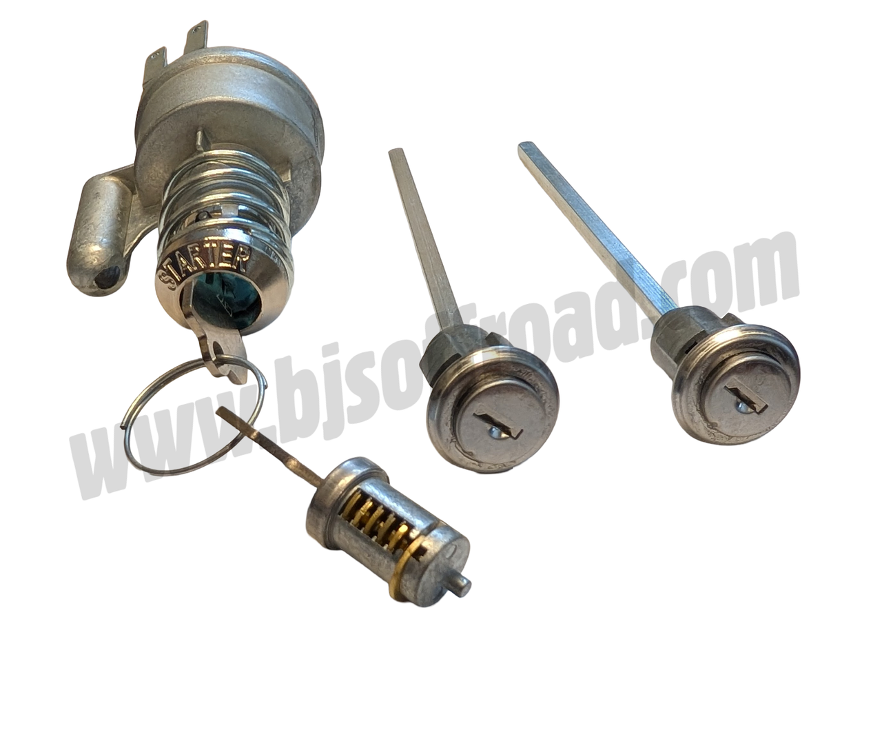 1963-1972 Lock and Key Set (Manual Tailgate) - BJ's Full-Size Jeep
