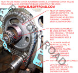 Timing Cover Gasket and Seal Kit AMC V8