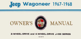 1967-68 Jeep Wagoneer Owners Manual