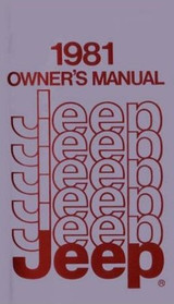 1981 Jeep Owners Manual