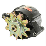 150 amp Powermaster Black Finish Alternator 1975-1977 3" Mount