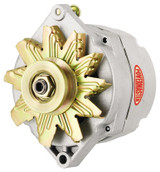 150 amp Powermaster Natural Finish Alternator 1966-1975 1" Mount