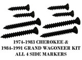 Side Marker Black Screw Kits
