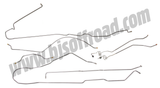 Fuel Line Kit - Hardlines 1967-1969 M715 Stainless Steel (3pc)