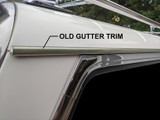 Roof Gutter Rail Chrome Trim