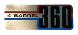 AMC 360 4-Barrel Air Cleaner Decal