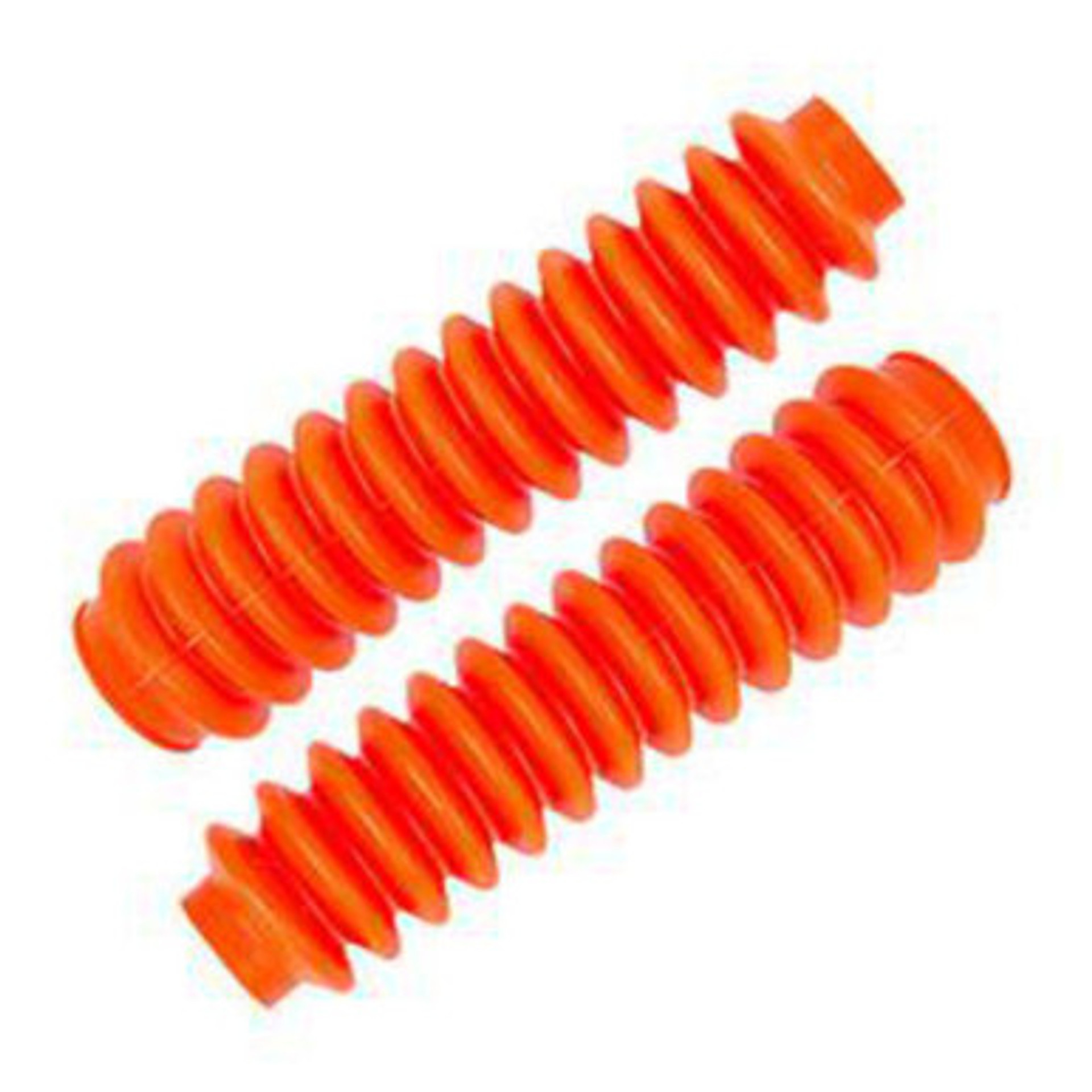 Florescent Orange Shock Boots Pair