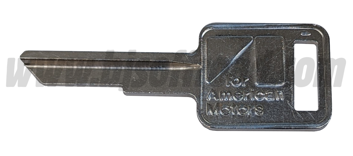 Amc Rack Key Rectangle Key Blank - 1973-1985 AMC