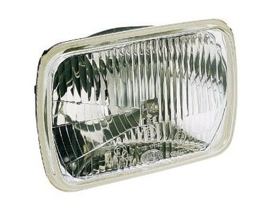 Hella European Spec (E-Code) 200mm Rectangle Headlamp - BJ's Full