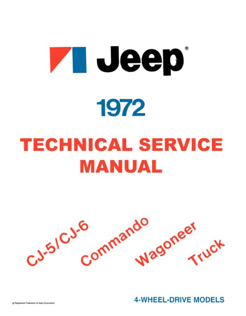 1972 Jeep Factory Service Manual